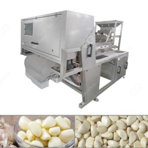 Machine de tri de couleur d'ail pour le calibrage de haute précision